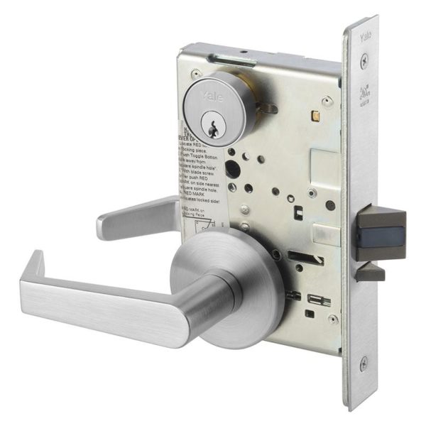 Accentra Mortise Lockset PBR 8805FL Storeroom Function less Cylinder