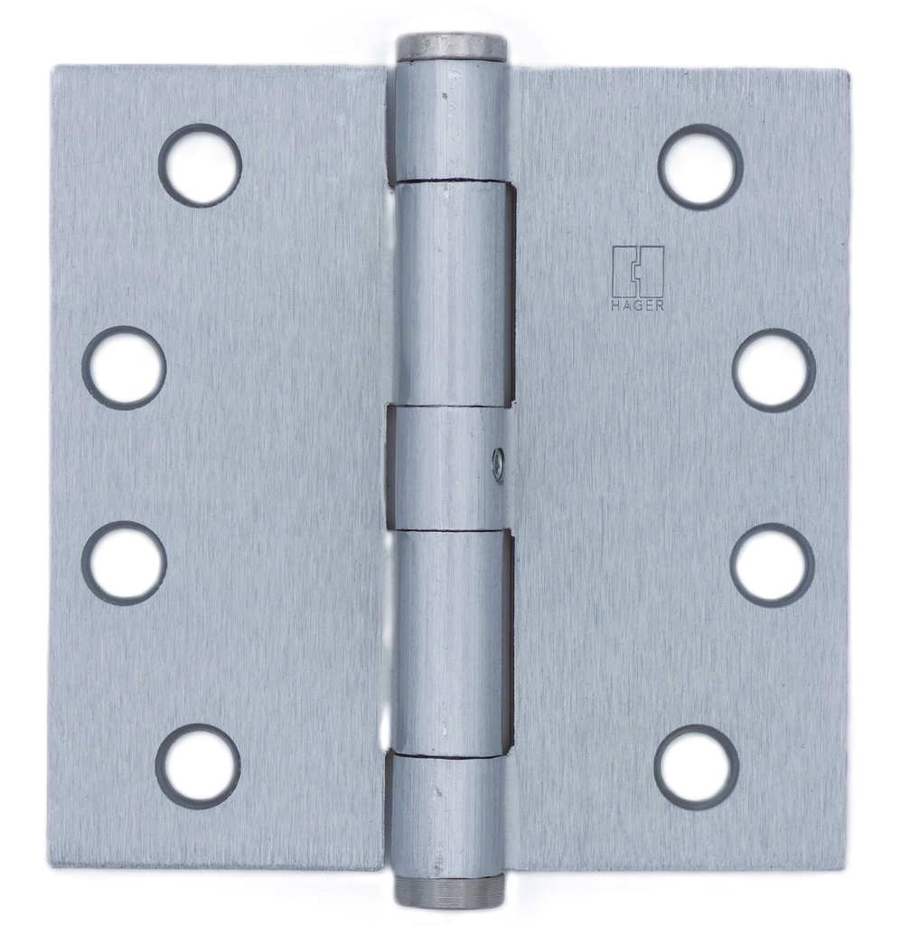 Hager 1279 NRP 4x4 Full Mortise Plain Bearing Hinge US26D Satin Chrome