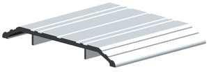 Hager 412SA Flat Aluminum Saddle Threshold 5" Wide x 1/2" | ADA Compliant | Mill Finish