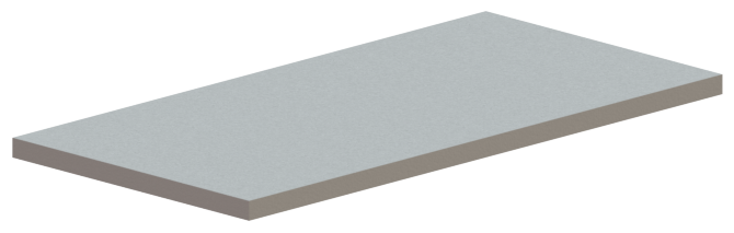 Hager 835S Steel Flat Bar Astragal, Prime Painted, Fire Rated, 7 ft or 8 ft