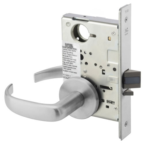 Accentra 8808FL Mortise Lock Classroom Function Less Cylinder US26D