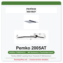 Pemko 2005AT Latching Panic Threshold 5" Mill Aluminum | UL10C Fire Rated ADA