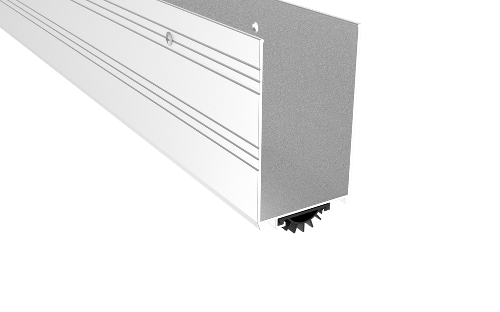 Pemko 221AV Extended Door Bottom Shoe & Kick Plate - 3" High