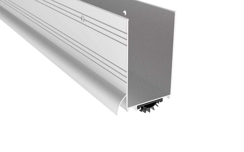 Pemko 2211AV Door Bottom Shoe w/ Rain Drip & Kick Plate – 3" High