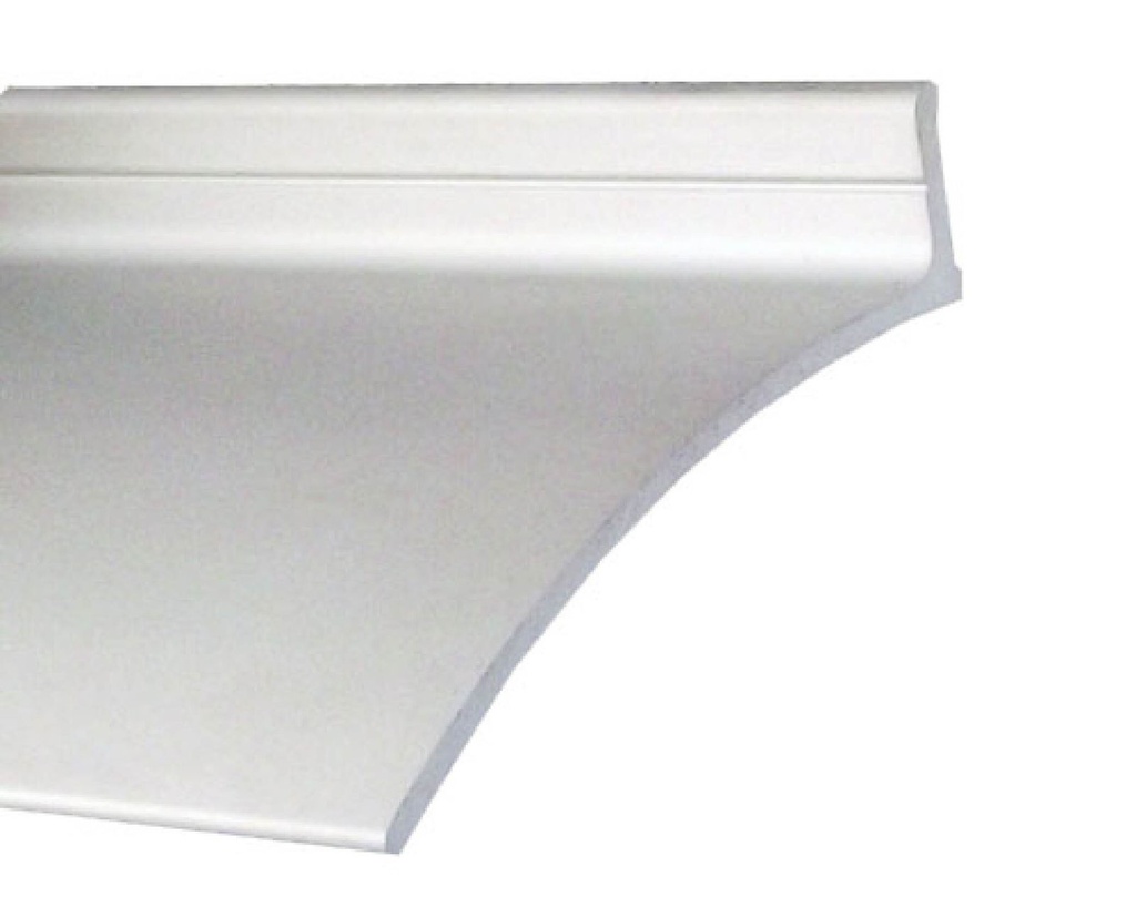 Pemko 346C Aluminum Overhead Rain Drip – Clear Anodized