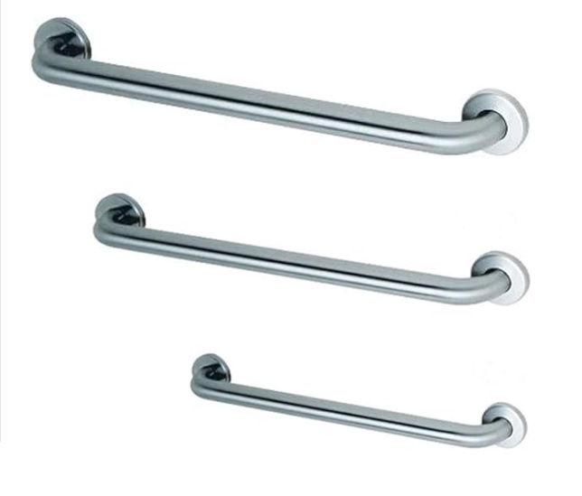 Bobrick B-6806 Stainless Steel Grab Bar – 1-1/2" Dia., ADA Compliant