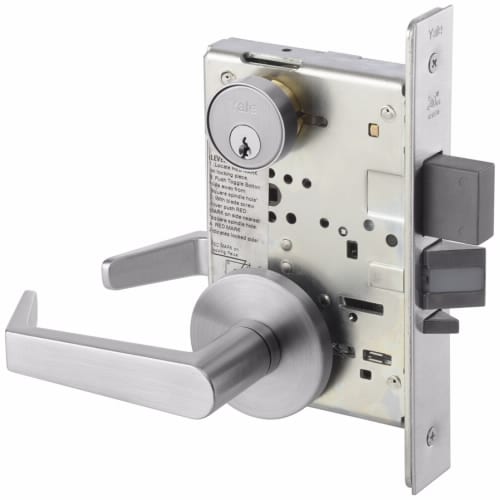 Accentra AUR 8847FL Mortise Lockset Apartment/Corridor Function less Cylinder - Yale