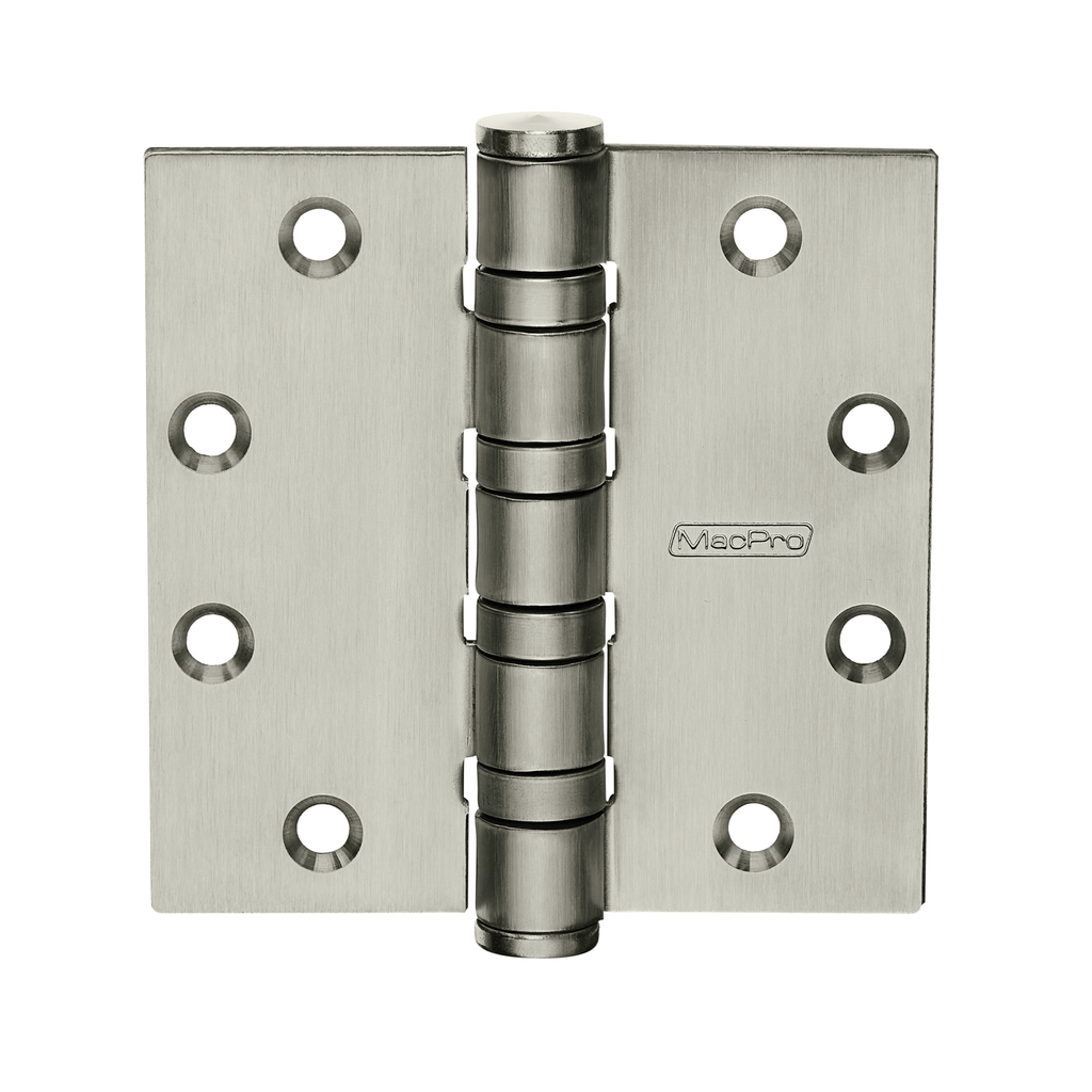 McKinney MPB99 5" x 4.5" 630 Stainless Steel Heavy Weight, Steel, 5 Knuckle, Full Mortise Ball Bearing ​Hinge