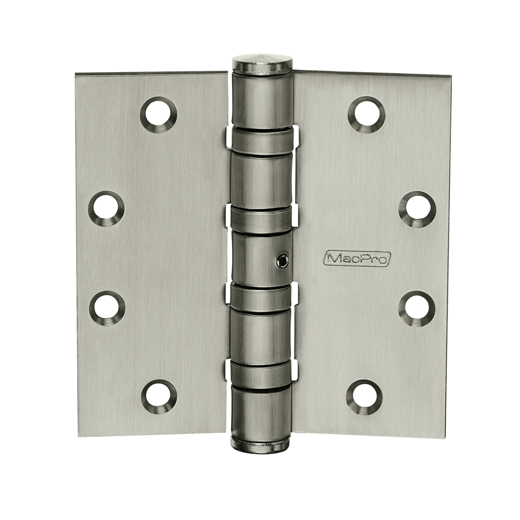 McKinney MPB99 NRP 5" x 4.5" 32D Stainless Steel Heavy Weight, 5 Knuckle, Full Mortise Ball Bearing ​Hinge