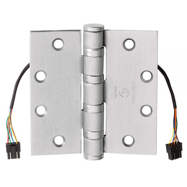 McKinney T4A3786 QC4 ElectroLynx Electric Hinge 5x4.5 Heavy Weight US26D