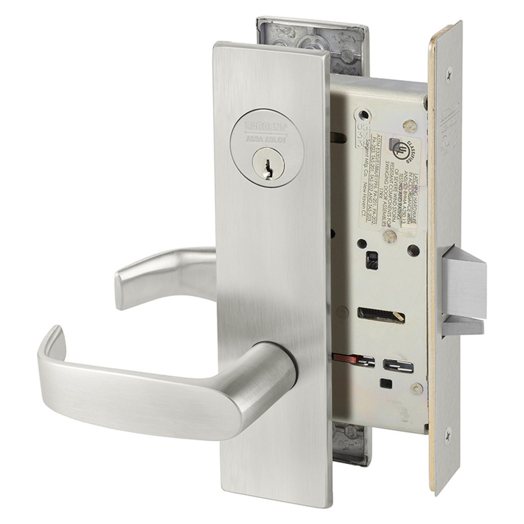 Sargent 8237 LE1L Classroom Function Mortise Lockset | LA Keyway | Grade 1 Commercial