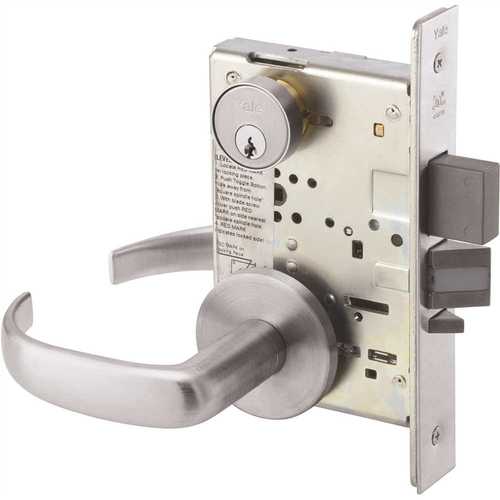 Accentra 8847FL PBR Mortise Lock – Apartment/Corridor, US26D, Less Cylinder