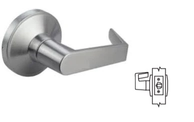 PDQ GP125 PHL Exit Latchset Lever Satin Chrome US26D | Grade 2 Fire Rated