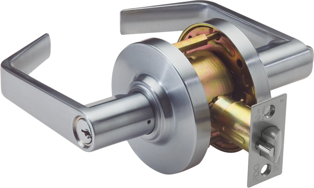 PDQ SD116 PHL Grade 2 Office Entry Cylindrical Lever Lockset | ANSI F109
