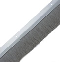 NGP H623A Angled Nylon Brush Sill Sweep – Aluminum Finish