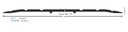 NGP 1013 10" Wide x 1/4" Tall Threshold