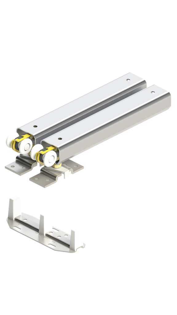 Hager 9675 Bypass Trackset without Fascia