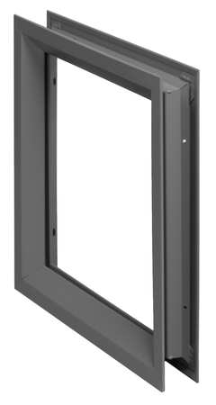 NGP L-FRA100 Steel Door Window Lite Frame Kit – Frame Only