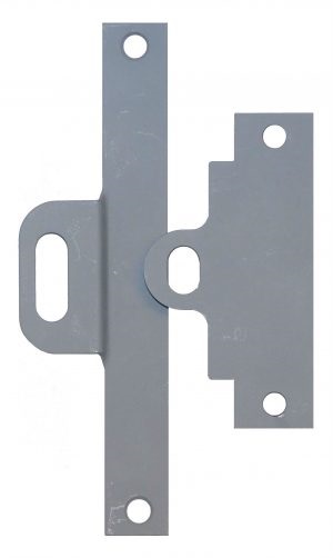 Don-Jo TL-2 Temporary Mortise Lock Strike Set, Prime Coat