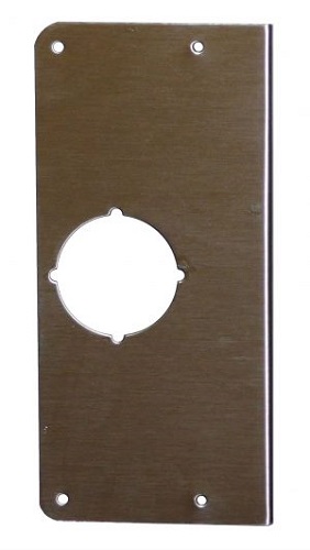 Don-Jo EM-2 Scar Plate 9"x4" US32D Satin Stainless Steel