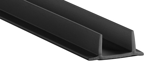 Pemko S772D Double Finned Silicone Astragal & Meeting Stile Gasket, Dark Brown