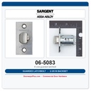 Sargent 06-5083 Guarded Latchbolt 2-3/8" Backset — 6 Line Cylindrical Lock Replacement Part