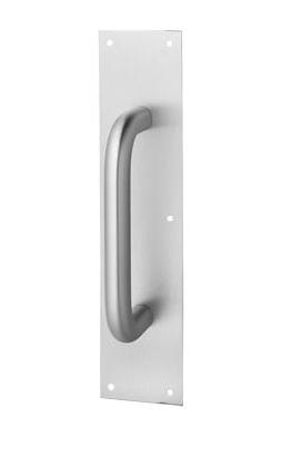 Rockwood 111 x 70C Pull Plate | 4"x16" | 10" CTC | US32D Satin Stainless Steel