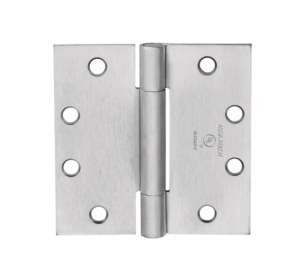 McKinney TA714 NRP 4-1/2x4 3-Knuckle Concealed Bearing Hinge US26D Satin Chrome