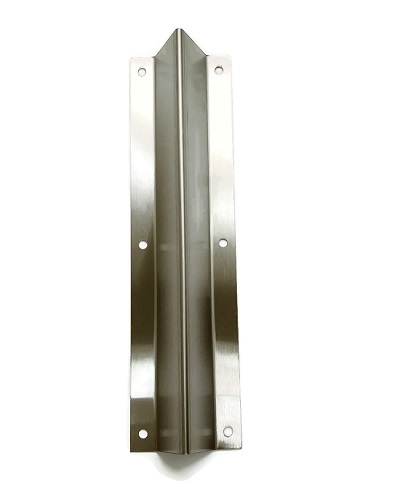 Rockwood BFRC12 Vertical Rod Cover, US32D Stainless Steel