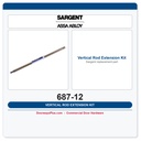Sargent 687-12 Vertical Rod Extension Kit | 12" SVR Exit Device