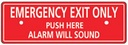 Detex ECL-8220 Replacement Sign