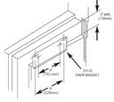 Sargent 351-D Drop Bracket