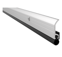 Pemko 297AS Jamb Weatherstrip Mill Aluminum with Silicone Insert, 1/4" x 13/16" for 3'0" x 7'0" Opening