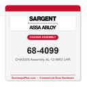 Sargent 68-4099 CHASSIS Assembly AL-12-8863 LHR
