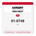 Sargent 01-0749 Pin - Pack of 10