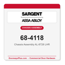 Sargent 68-4118 Chassis Assembly AL-8728 LHR
