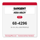 Sargent 68-4296 16-19 L RL LOW PROFILE