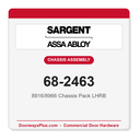 Sargent 68-2463 8916/8966 Chassis Pack LHRB