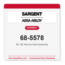 Sargent 68-5578 56- 8E Narrow Rail Assembly