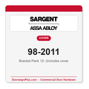 Sargent 98-2011 Bracket Pack 12- (includes cover