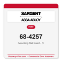 Sargent 68-4257 Mounting Rail Insert - N