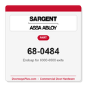 Sargent 68-0484 Endcap for 6300-6500 exits