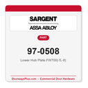 Sargent 97-0508 Lower Hub Plate FW700(-5,-8) - Pack of 2