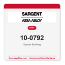 Sargent 10-0792 Spacer Bushing - Pack of 3