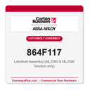 Corbin Russwin 864F117 Latchbolt Assembly (ML2080 & ML2090 function only)