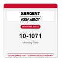Sargent 10-1071 Mounting Plate