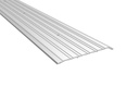 Pemko 2727A 7" Offset Saddle Threshold, 1/4" to 1/2" High - Mill Aluminum