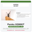 Pemko XG90KIT Excessive Gap Perimeter Fire & Smoke Seal Kit — Black