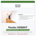 Pemko XG90KIT Excessive Gap Intumescent Fire & Smoke Seal Kit – White