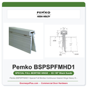 Pemko BSPSPFMHD1 Special Full Mortise Continuous Geared Hinge Heavy Duty 83/95" Black Suede Powder Coat